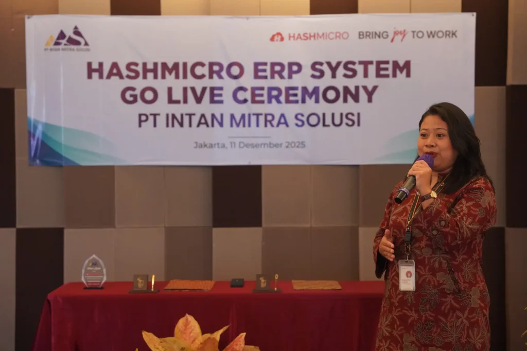 Hashmicro erp system go live ceremony pt intan mitra solusi